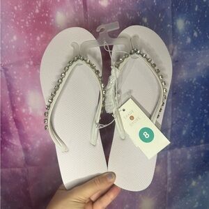New shade & shore studded flip flops 🛍